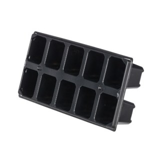 img-0: Кассета рассадная 10 ячеек 4,6*4,6 см , полистирол - ООО «Семена Тут»